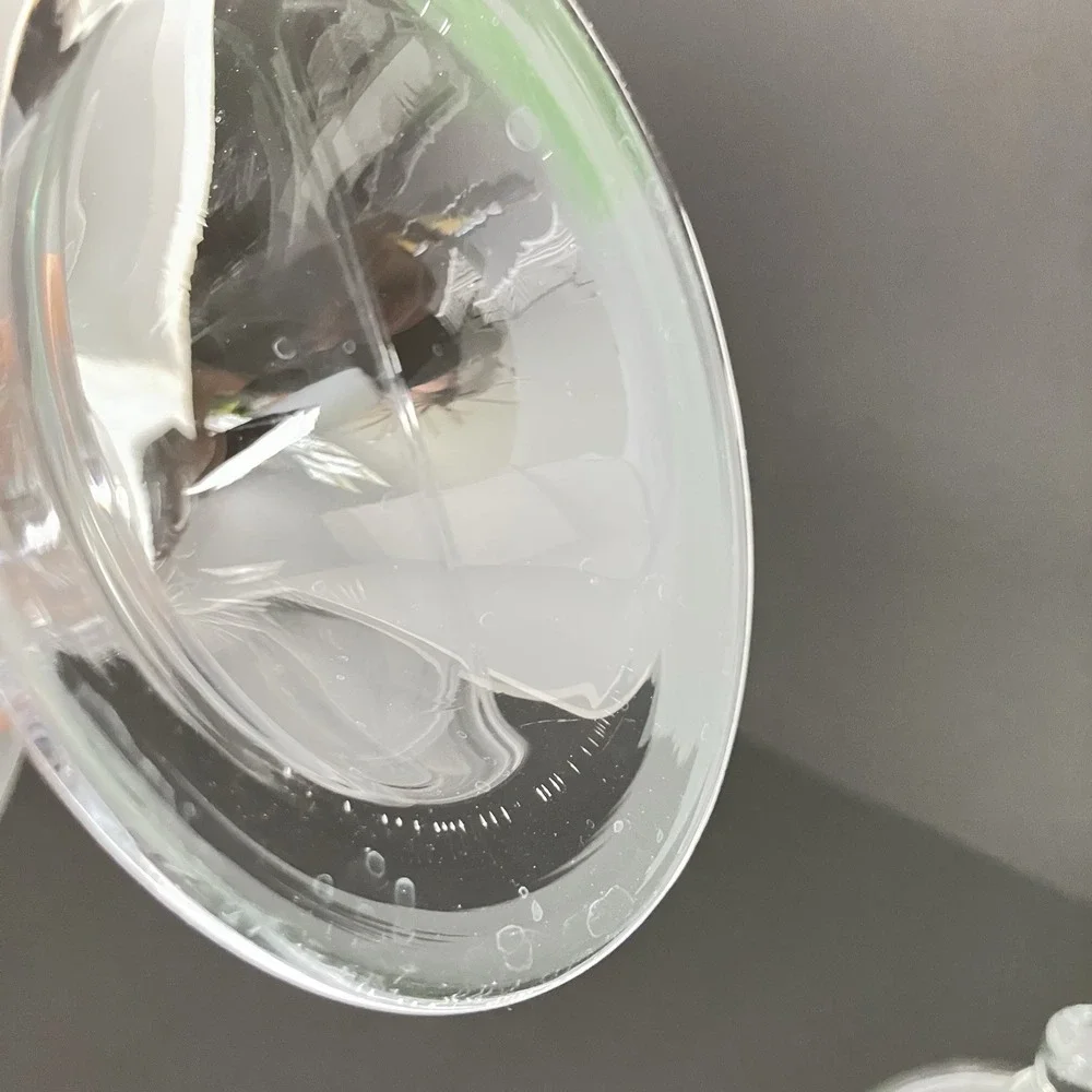 VTG Clear Glass Apothecary Jar Covered Compote Pedestal Candy Dish Finial Footed